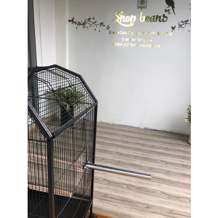 Cầu mài móng inox dành cho vẹt dài 30cm