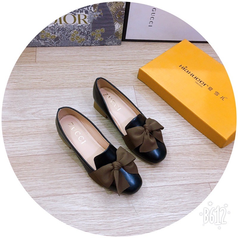 giầy nơ vải gót 3 cm ( chuẩn hinh )