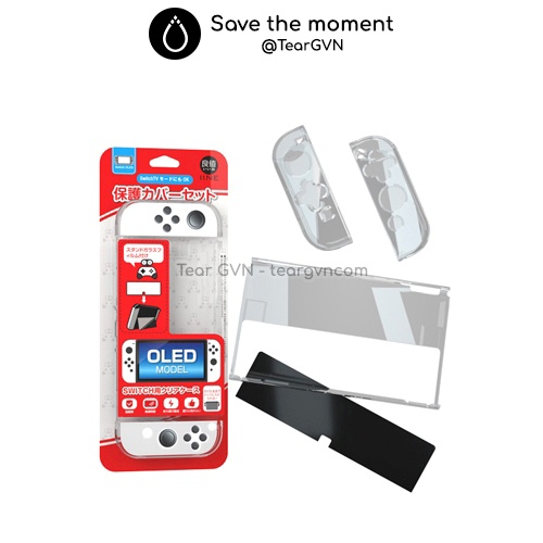 Ốp trong suốt cứng toàn máy (IINE) cho Switch Oled