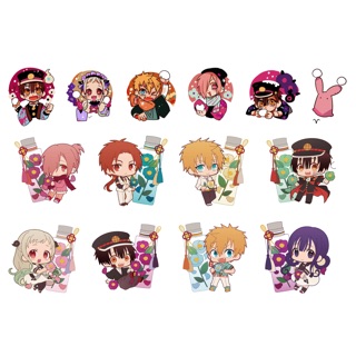 sticker dán Jibaku Shounen Hanako-kun 60 hình ép lụa khác nhau