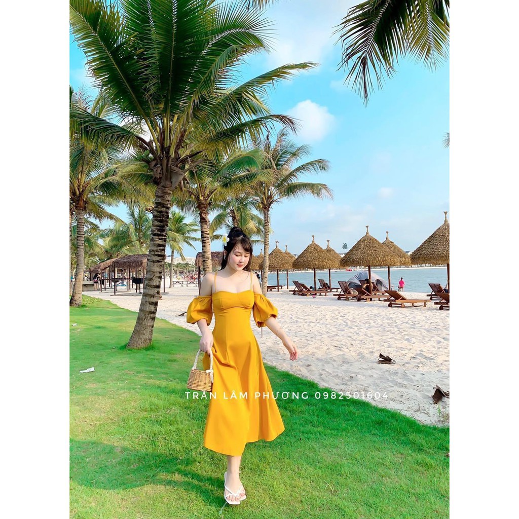 Set đồ nữ cá tính, set váy liền thân đi chơi sang chảnh mùa hè đẹp 8A00076 THVVN