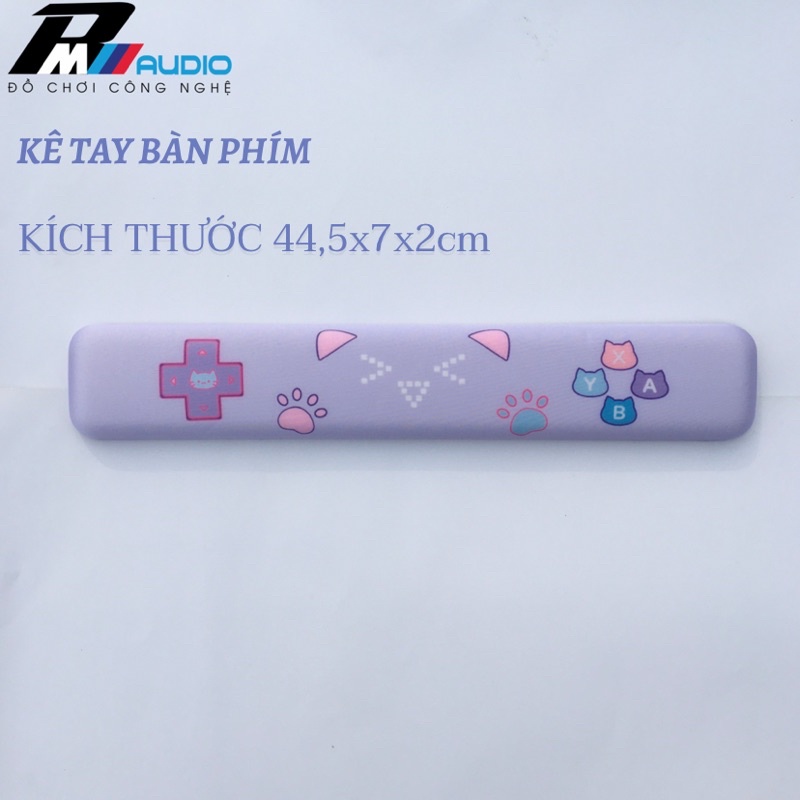 Miếng Đệm Kê Cổ Tay Bàn Phím Máy Tính Laptop Chất Liệu Silicon Cao Cấp Chống Đau Mỏi Khi Làm Việc Văn Phòng Chơi Game
