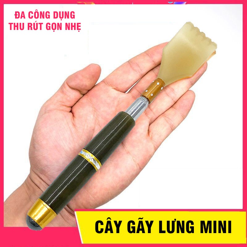 Cây Gãi Lưng Mini Có Thể Kéo Rút Gọn Bỏ Túi Tiện Lợi