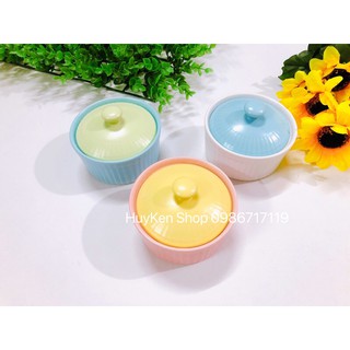  Bát sứ Ramenkin có nắp 150ml cho bé