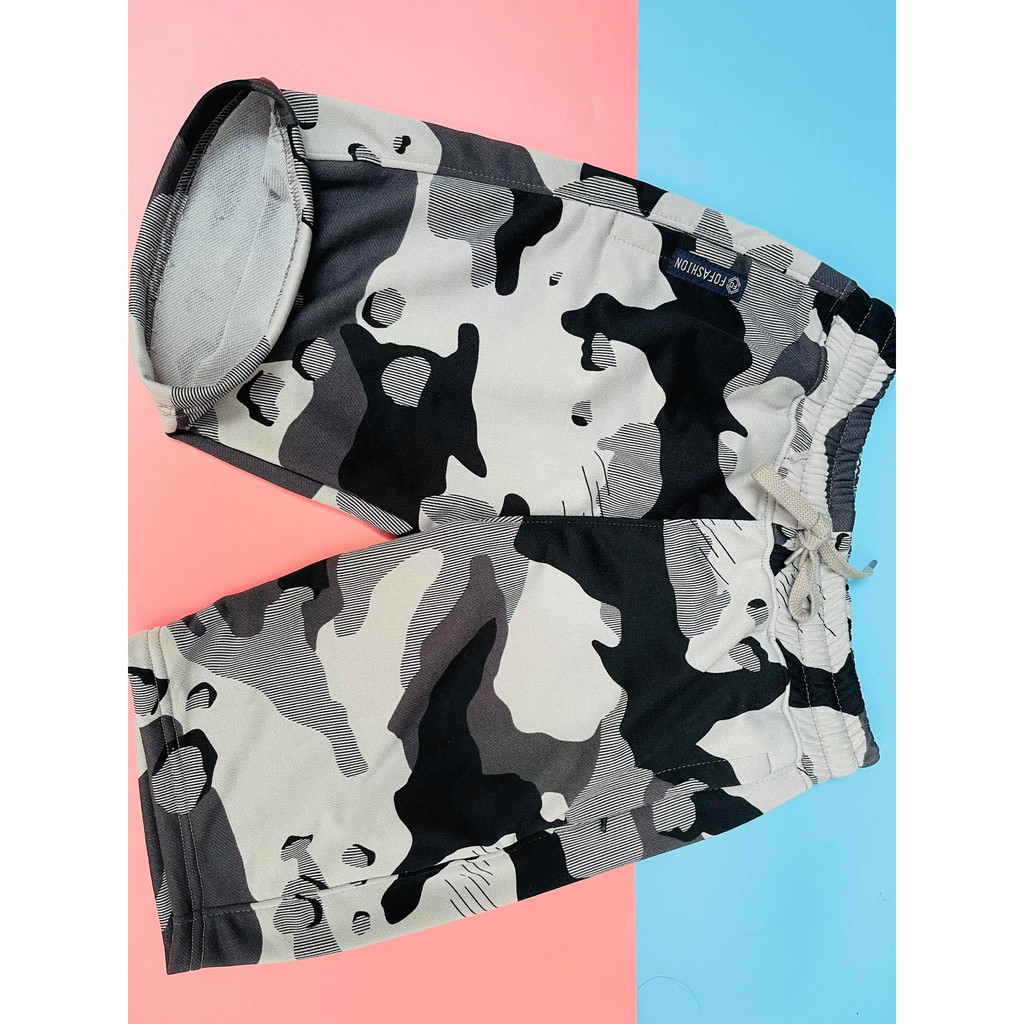 Quần short thun rằn ri MADE BY F.O.F