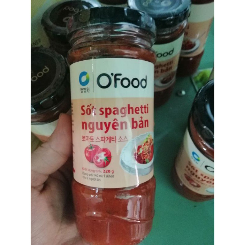 Xốt Spaghetti ottogi 400g không đường trộn bún mì nưa siêu ngon