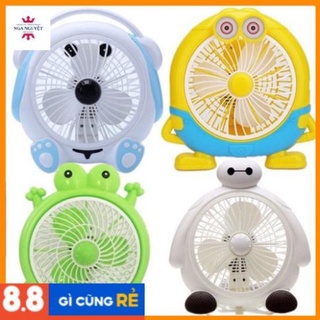 Quạt điện để bàn hình thú siêu kute, Quạt để bàn mini ,Thích hợp cho văn phòng và trẻ em