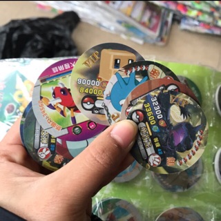 Bài tròn pokemon nhựa vip ( 30 gói mỗi gói 7 thẻ )