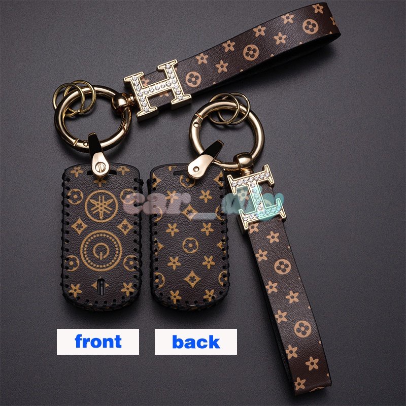 Bao Da Chìa Khóa Điều Khiển Từ Xa Kèm Móc Khóa Cho Yamaha Nmax 2020 2021 AEROX S Xmax Sniper 2021 Y16ZR NVX155 AEROX155 XMAX300 AEROX QBIX