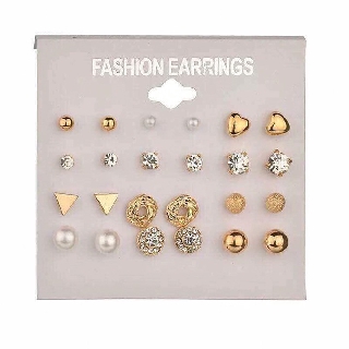 Sét 12 đôi bông tai nụ siêu xinh