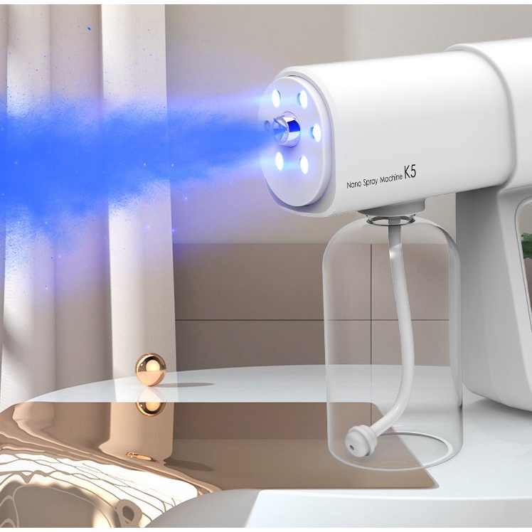 Súng xịt khử khuẩn K5 - Máy phun khử trùng K5-Pro có 8 Led [Shop CEC]