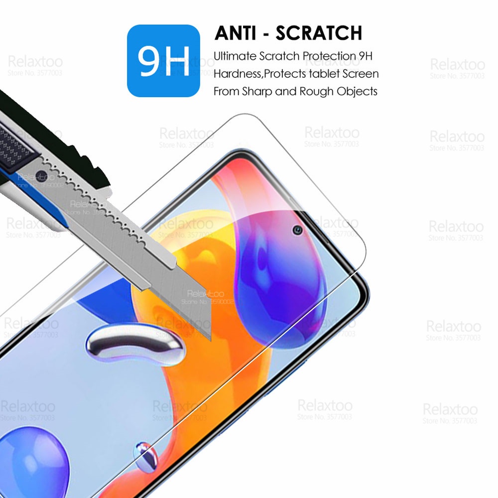 Set 2 Kính Cường Lực Bảo Vệ Màn Hình Điện Thoại Xiaomi Redmi Note 11 Pro Redme 10 9 9S 10S 11S 10A 10C 9A 9C NFC