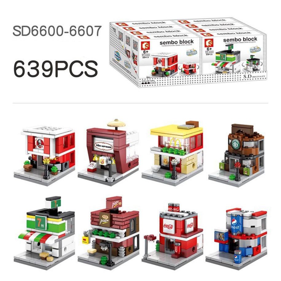 Xếp Hình Lego sem bo theo chủ đề đường phố ,hàng sẵn giao ngay nguyên hộp đủ mã 32 cửa hàng