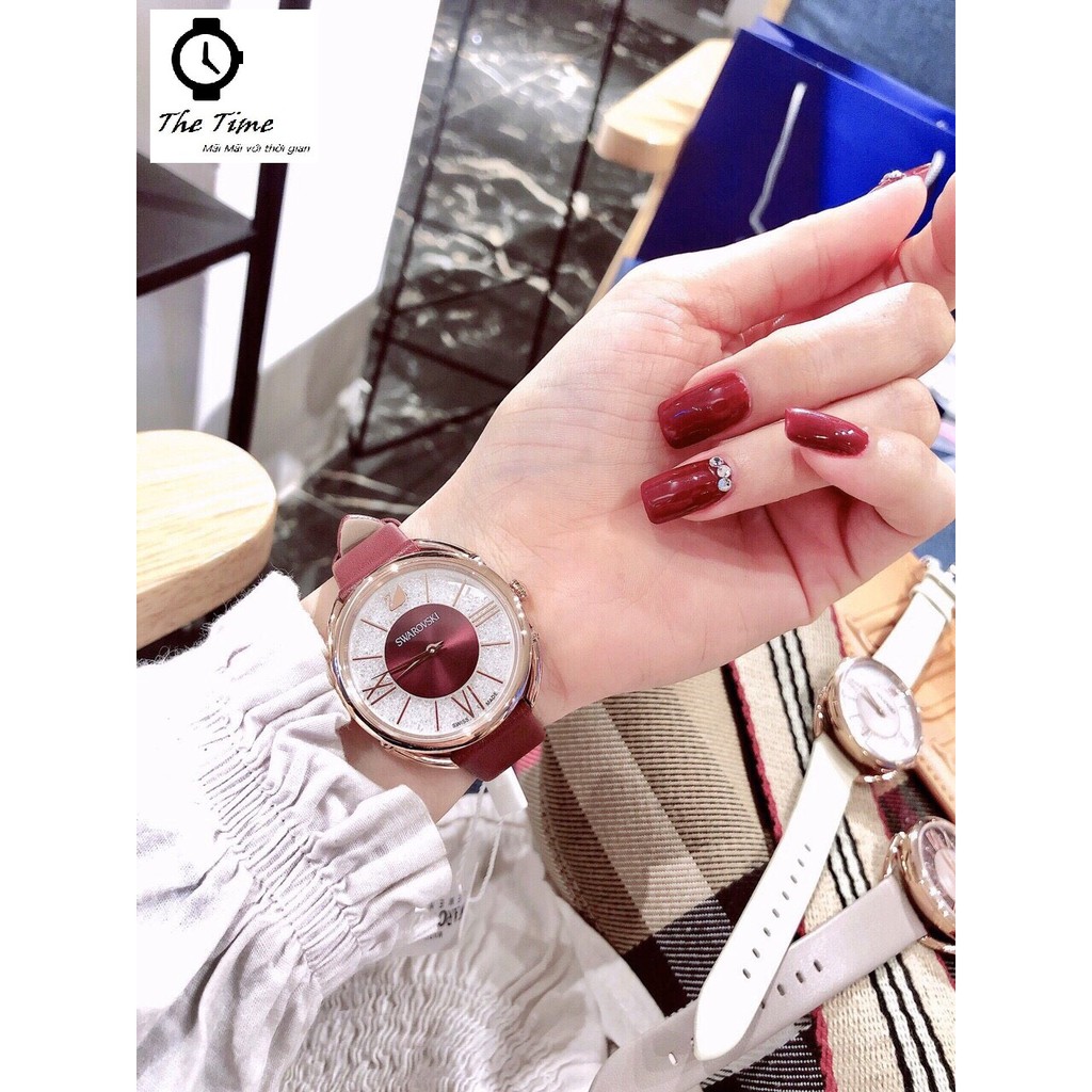 Đồng hồ nữ SWAROVSKI CRYSTALLINE GLAM WATCH #5452 case 35mm. 5atm