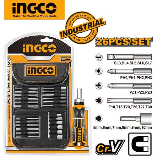 Bộ 26 tua vít đa năng cao cấp Ingco HKSDB0268