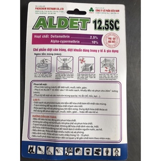 Chế phẩm diệt muỗi ALDET 12.5SC (5ml)