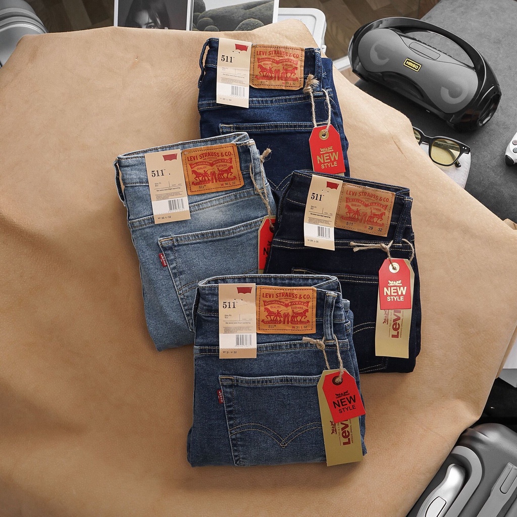 Quần jean nam ống đứng màu xanh nhạt hàng cao cấp xuất xịn