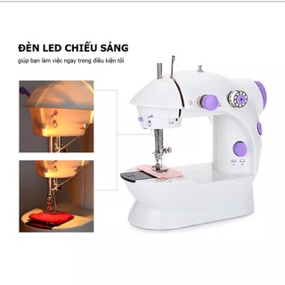 [FREESHIP] Máy May Mini Cao Cấp Có Đèn Led Tặng Kèm Chỉ May.