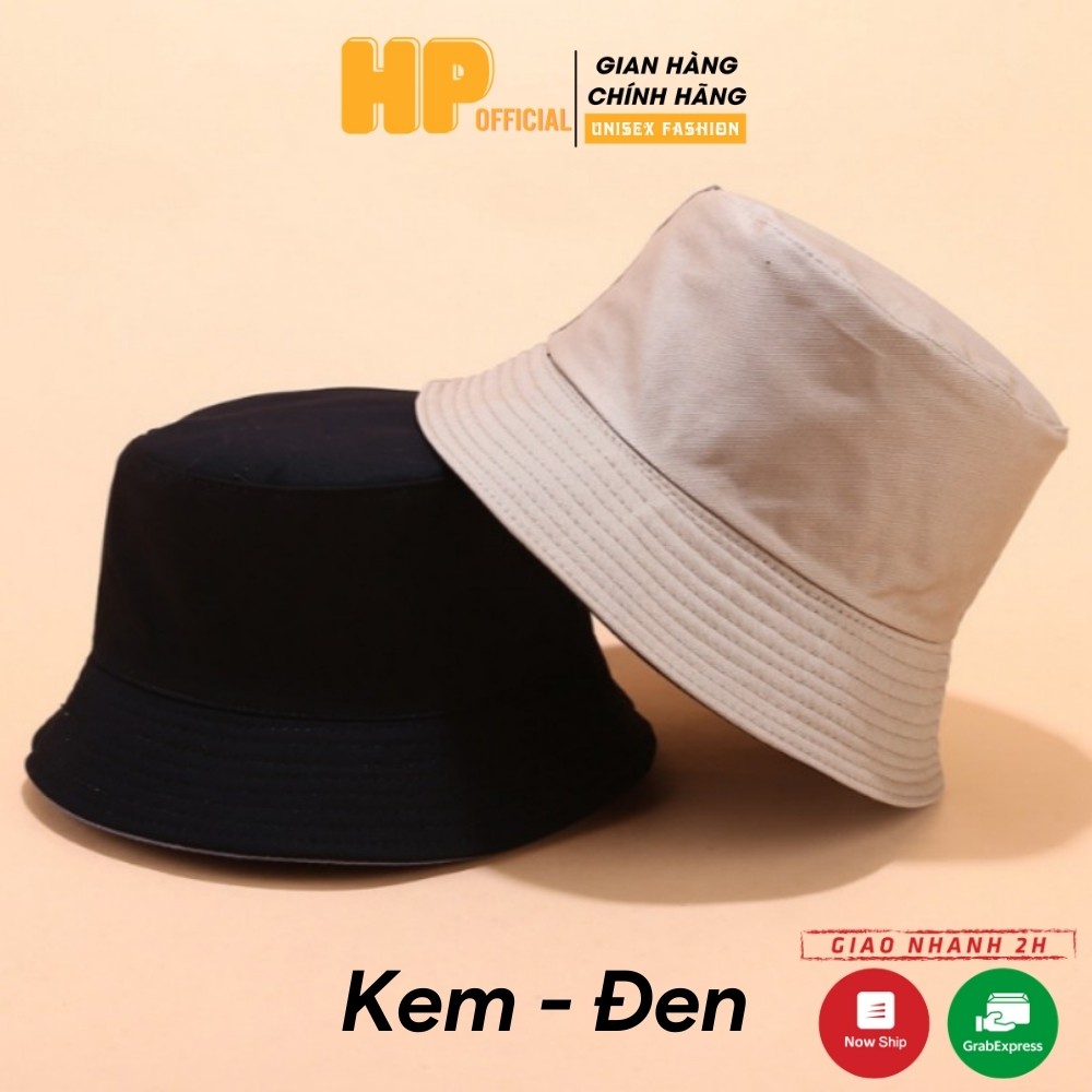 💥SIÊU HOT💥 Mũ bucket trơn, Nón tai bèo vành tròn trơn nhiều màu sắc Ulzzang form unisex nam nữ - BK02