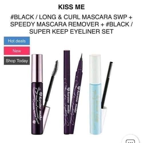 [ Hàng sẵn-Kissme ] Mascara kẻ mắt Kiss me Isehan Kiss Me Heroine (set 3 món) | BigBuy360 - bigbuy360.vn