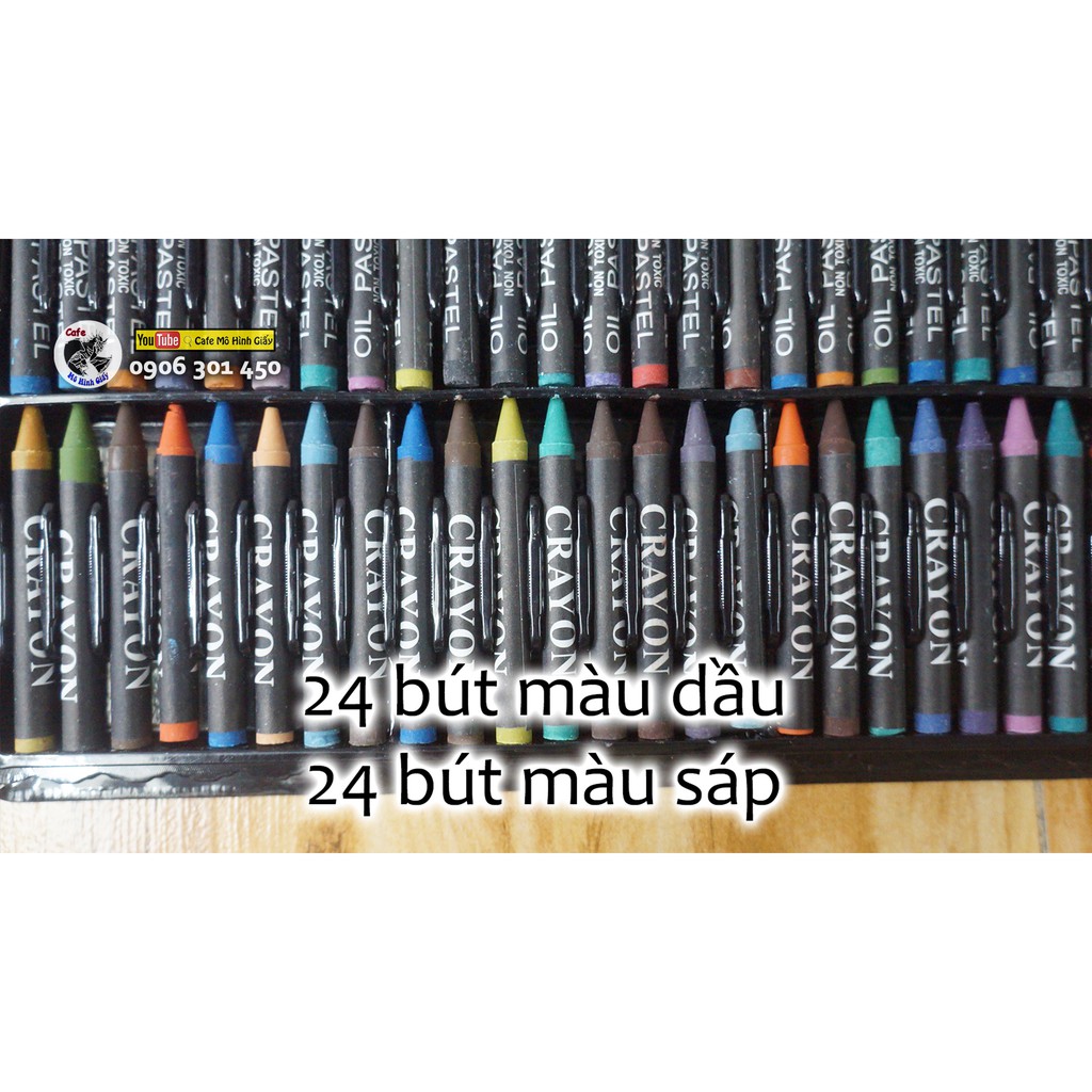 Bộ bút màu siêu to khổng lồ 150 chi tiết. Bao gồm: bút lông màu, bút sáp, bút chì, màu nước, tẩy, chuốt