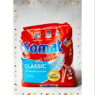 Combo 1 gói bột Somat và 1 chai dầu bóng Somat