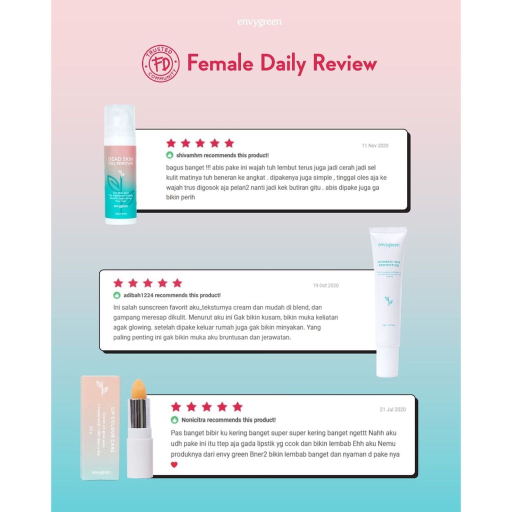 (Hàng Mới Về) Son Dưỡng Chăm Sóc Môi Nhiều Màu Sắc Thương Hiệu Envygreen | BigBuy360 - bigbuy360.vn