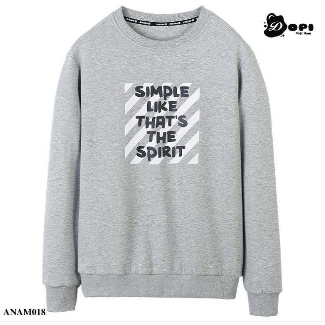 Áo nỉ nam dài tay phong cách Hàn Quốc | BigBuy360 - bigbuy360.vn