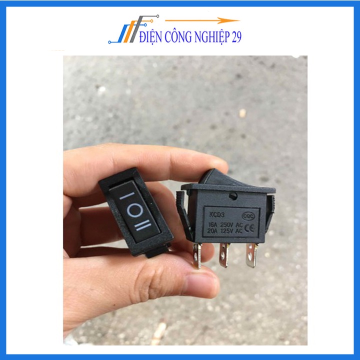 Công tắc bập bênh KCD3-103 3 chế độ 250V 16A
