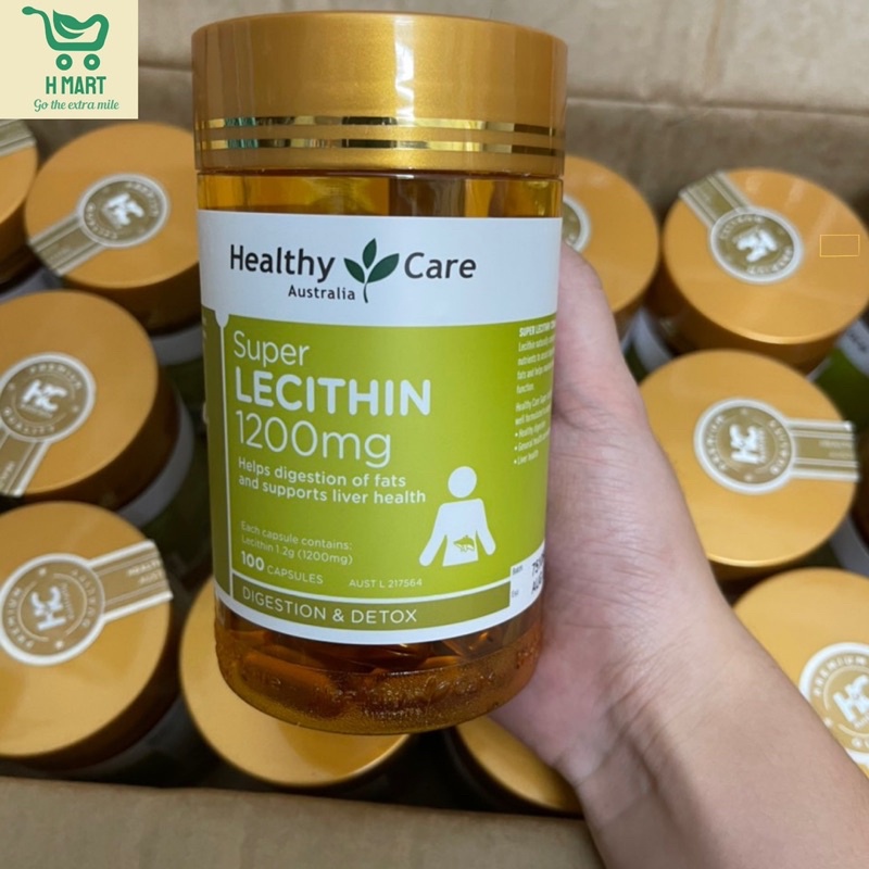 Mầm đậu nành Healthy Care Super Lecithin 1200mg đẹp da, cân bằng nội tiết tố