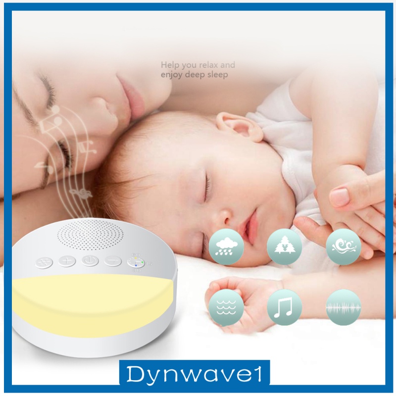 [DYNWAVE1]White Noise Sound Machine Spa Easy Sleep Baby Relax Therapy Kids