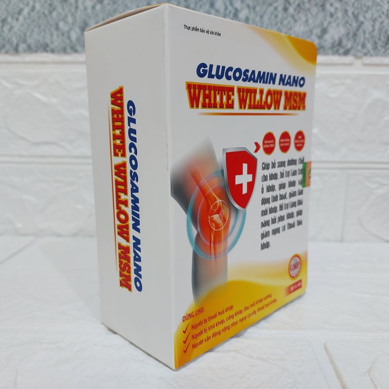 GLUCOSAMIN NANO WHITE WILLOW MSM ĐAU NHỨC XƯƠNG KHỚP VIÊM KHỚP