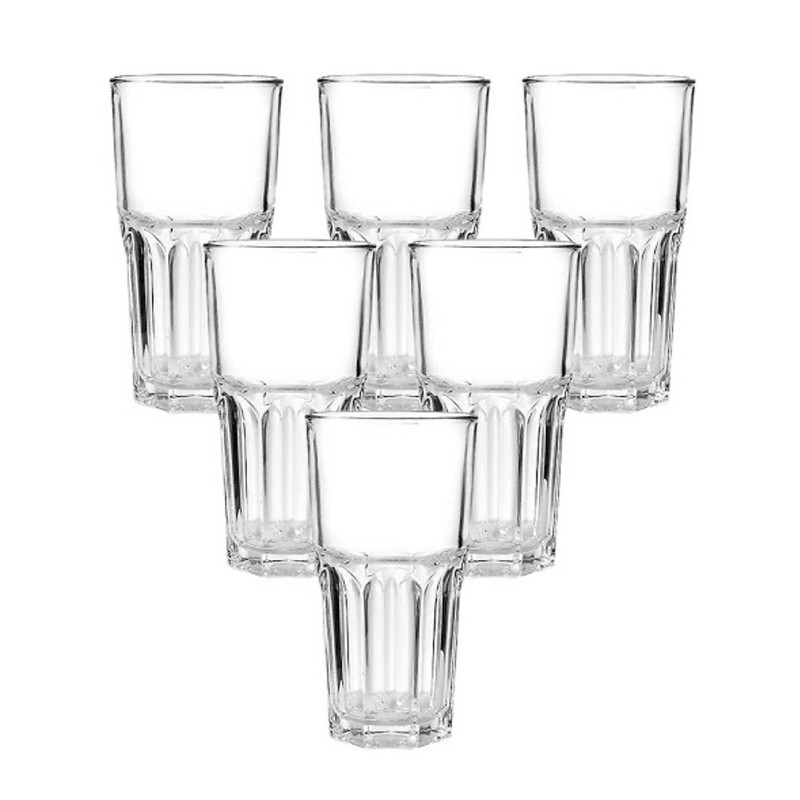 Set 6 cốc trà chanh, cốc thuỷ tinh 300ml và 420ml hàng Thái