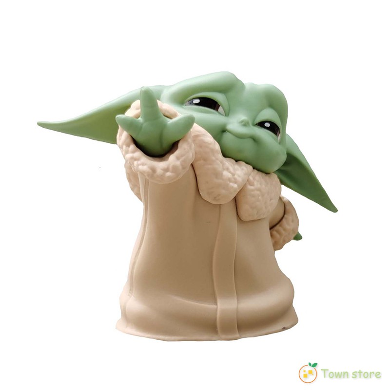 Set 5 Mô Hình Nhân Vật Baby Yoda Phim Star Wars 4