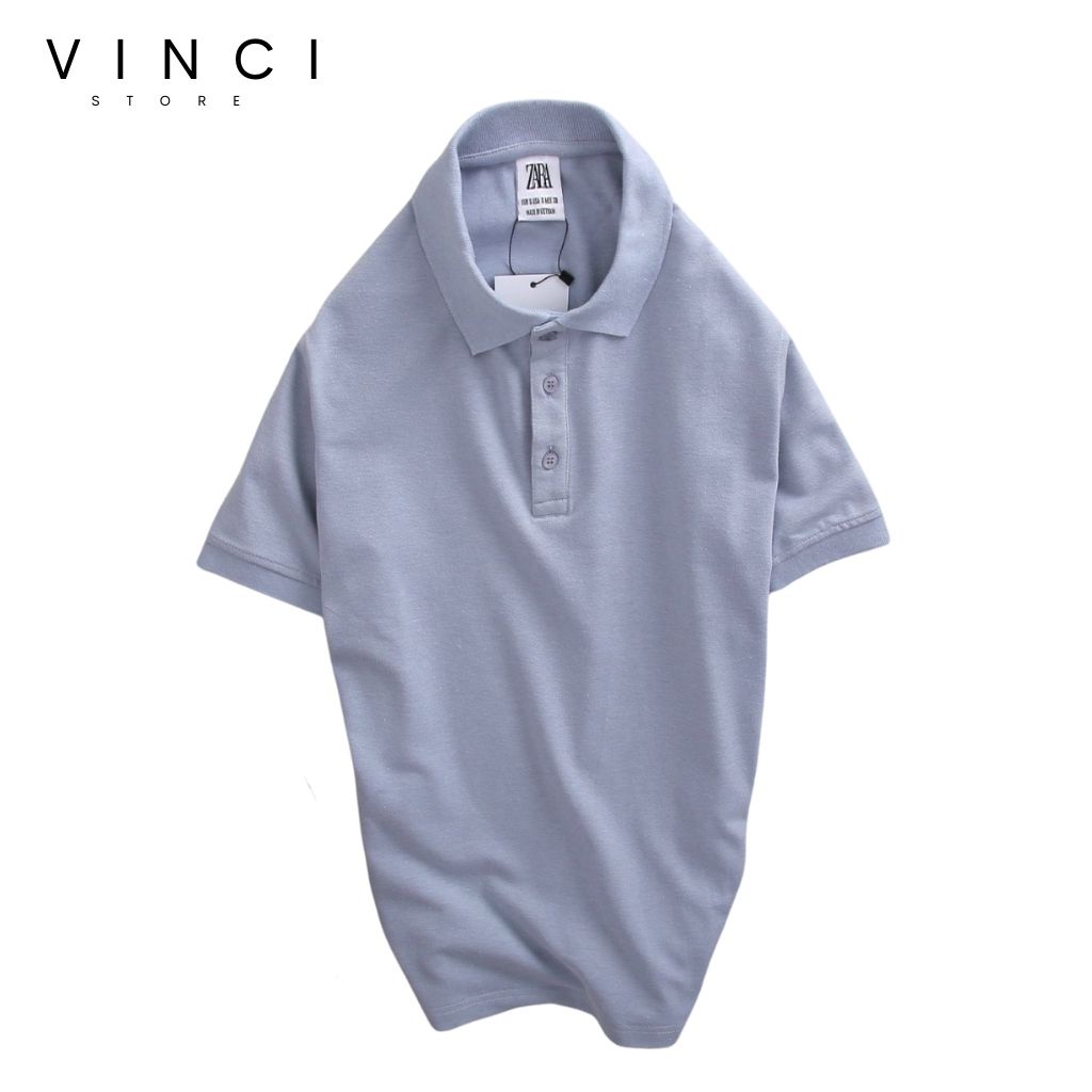 Áo Polo Nam Trơn ZR Áo Phông Có Cổ Cotton cá sấu Cao Cấp dày dặn co dãn | BigBuy360 - bigbuy360.vn