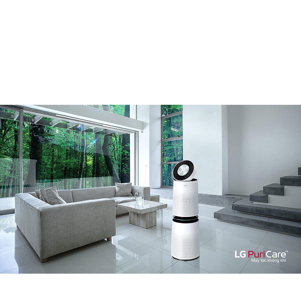 Máy lọc không khí LG AS95GDWV0 PuriCare 2 tầng, Cảm biến thông minh hiển thị PM1.0, giao hàng miễn phí HCM | BigBuy360 - bigbuy360.vn