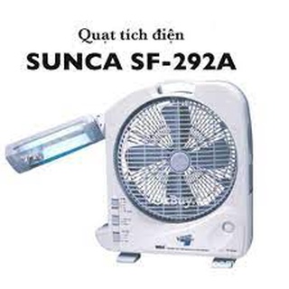 Quạt tích điện sunca fs - 299a có đèn chiếu sáng