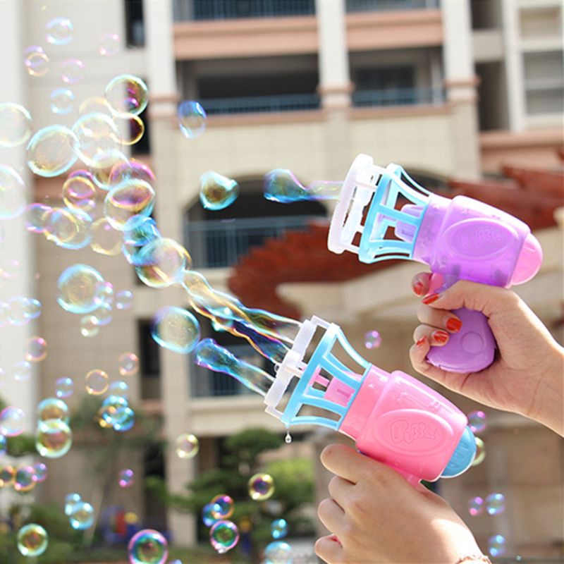 Súng Bắn Bong Bóng Xà Phòng 3 Trong 1 Cho Bé