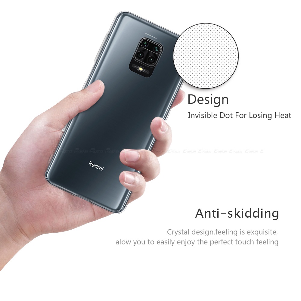 Ốp Điện Thoại Silicon TPU Mềm Trong Suốt Siêu Mỏng Cho Redmi Note 11 11S 11T 10 10S 10T 9 9S 8 8T 7 Pro Plus Max Power