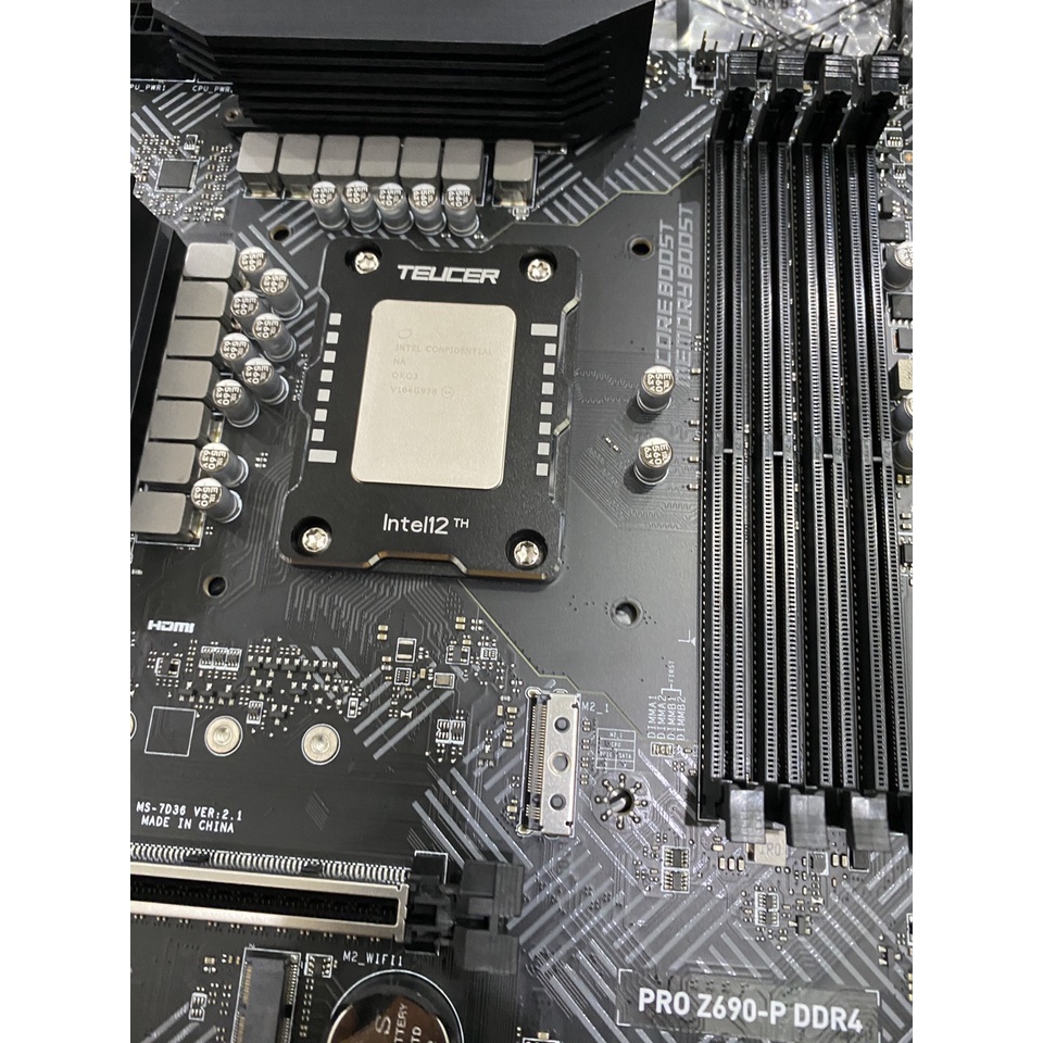 Khung / gông cố định CPU socket  LGA1700 cho chip thế hệ 12 của Intel
