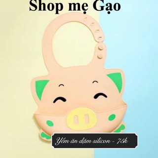 Yếm Heo và yếm silicon cho bé ăn dặm.