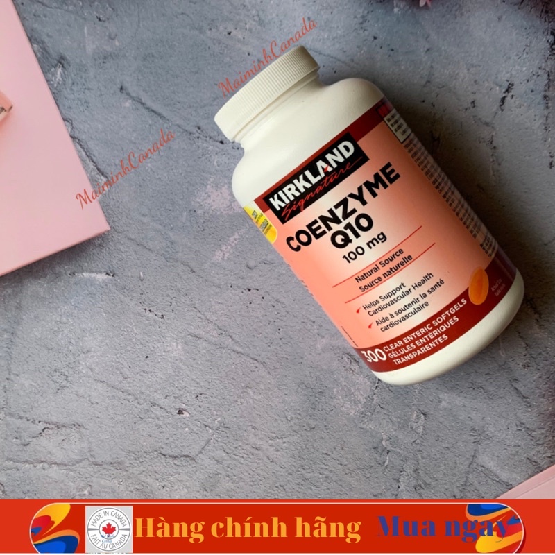 Viên uống Coenzyme Q10 100mg Kirkland Signature 300 viên
