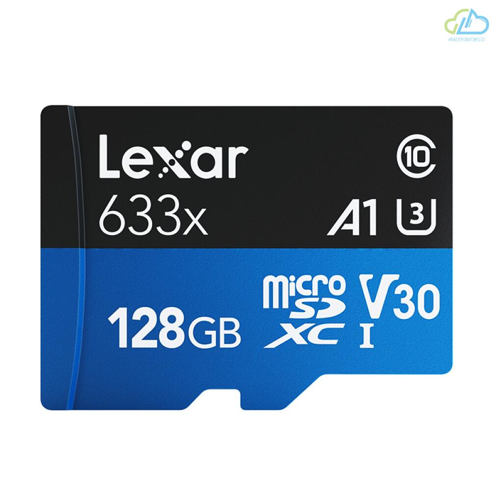 Thẻ nhớ micro SD Class10 U3 A1 V30 tốc độ cao 633x 128GB cho điện thoại/máy ảnh Dashcam