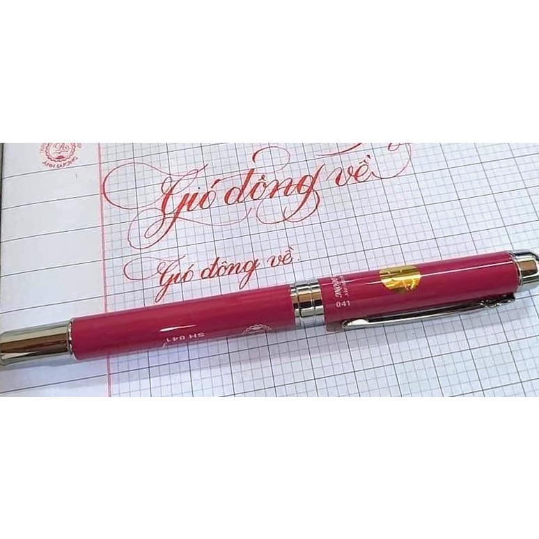 Bút mài thầy Ánh SH 041 , Ngòi Calligraphy G Tạo Thanh ĐậmTự Nhiên,Ngòi Không Gỉ- Bút Máy Sài Gòn