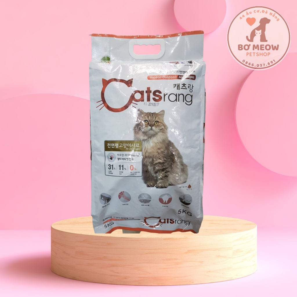 Hạt catsrang thức ăn cho mèo túi 1kg