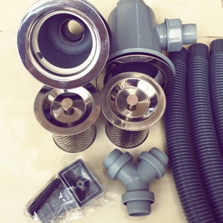 Bộ phụ kiện Xi Phông chậu rửa Inox (xiphong chậu rửa bát)