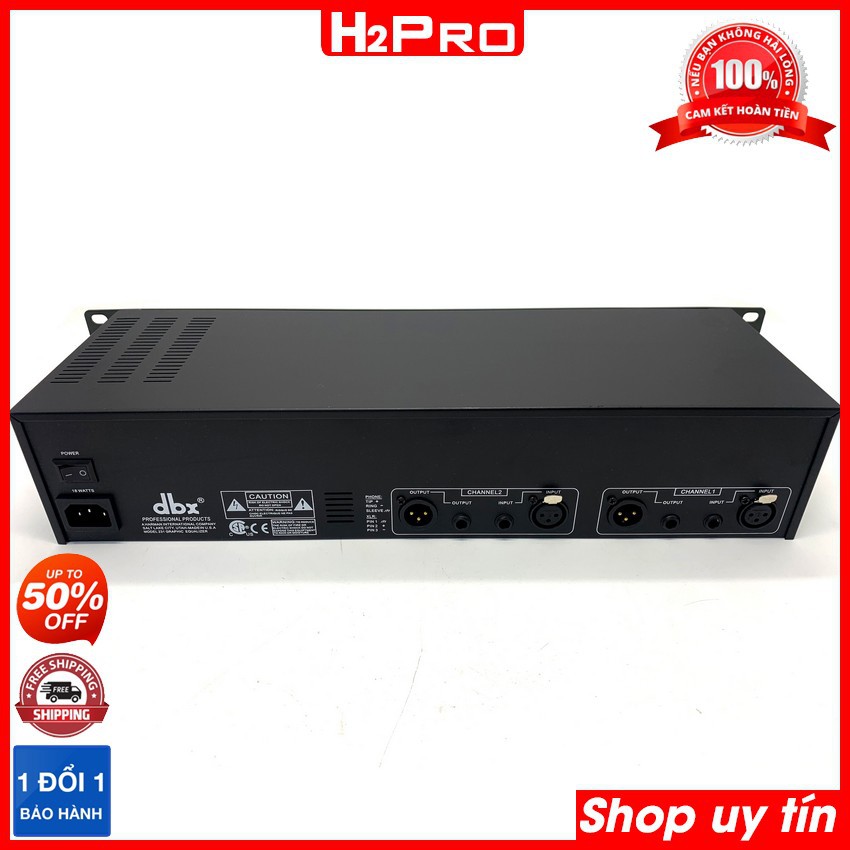 Lọc xì DBX 231 chính hãng, bộ lọc âm thanh Equalizer DBX 231 cân chỉnh sắc nét từng âm thanh ( tặng 4 jack 6 ly giá 200k