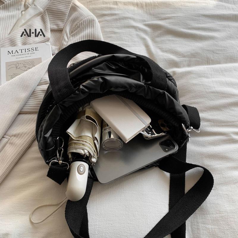 Túi xách AHA official cotton phong cách Hàn Quốc cho nữ