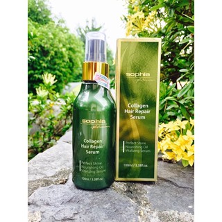 TINH DẦU PHỤC HỒI TÓC COLLAGEN SOPHIA 100ML GIÚP LIÊN KẾT CẤU TRÚC HƯ TỔN