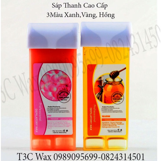 (Tặng giấy wax) Sáp wax lông dạng thanh có đầu lăn sáp cao cấp không cần nồi nấu